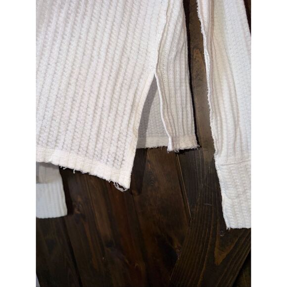 FREE PEOPLE Wildcat Thermal Boxy Top - Picture 4 of 8